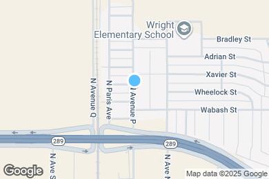 Map image of the property - 2412 N Ave O