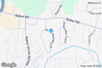 Map image of the property - 4827 Baker Plantation Dr