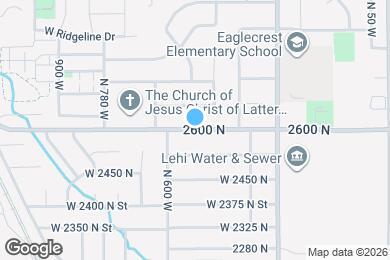 Map image of the property - 3417 W 2600 N