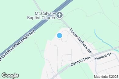 Map image of the property - 125 Bethany Manor Dr