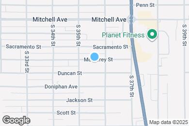 Map image of the property - 3514 Monterey St