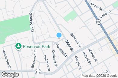 Map image of the property - 70 Crescent St