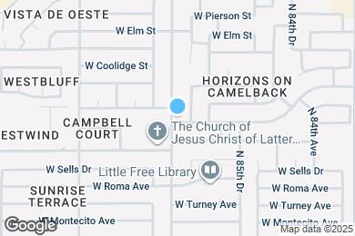 Map image of the property - 4537 N 87th Ave