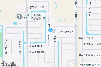 Map image of the property - 1229 SW 18th Ave