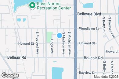 Map image of the property - 1531 S Washington Ave