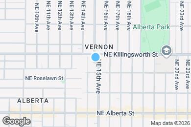 Map image of the property - 5401 NE 15th Ave