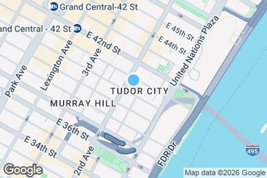 Map image of the property - 305 E 40th St