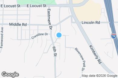 Map image of the property - 1605 Broadlawn Ave