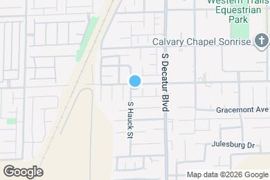 Map image of the property - 7714 S Hauck St