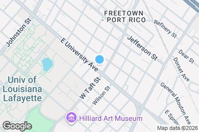 Map image of the property - 611 E University Ave