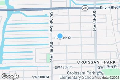 Map image of the property - 830 SW 14th Ct