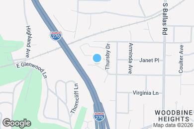 Map image of the property - 1960 Greenglen Dr