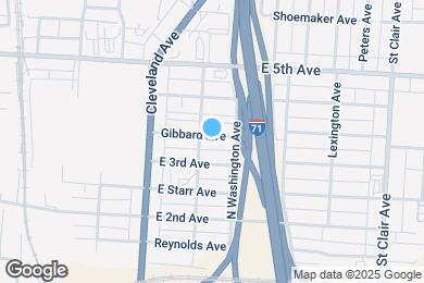 Map image of the property - 663 Gibbard Ave