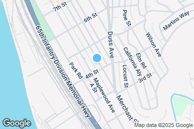 Map image of the property - 411 Merchant St