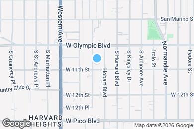 Map image of the property - 1046 S Serrano Ave