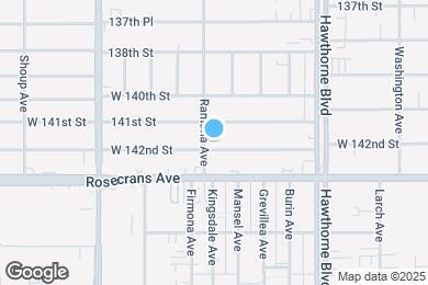 Map image of the property - 4587 W 142nd St