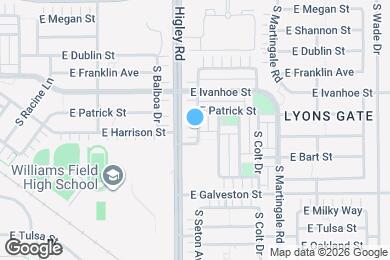 Map image of the property - 1872 S Seton Ave