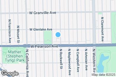 Map image of the property - 6024 N rockwell