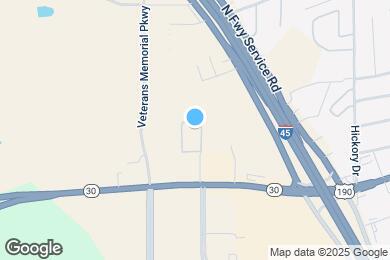 Map image of the property - The Brazos Apartments