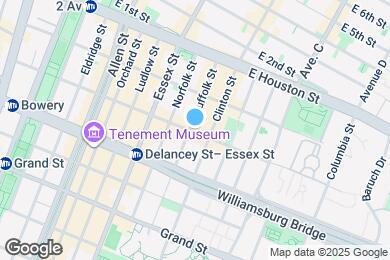 Map image of the property - 150 Rivington St