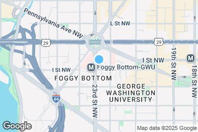 Map image of the property - 2221 I St NW