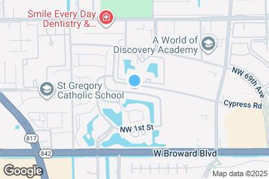Map image of the property - 7333 NW 1st Manor