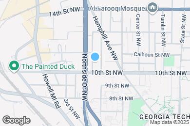 Map image of the property - 1009 Hampton St NW