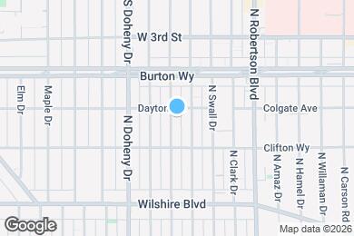 Map image of the property - 244 N Almont Dr