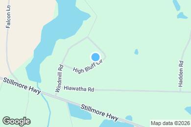 Map image of the property - 957 High Bluff Cir