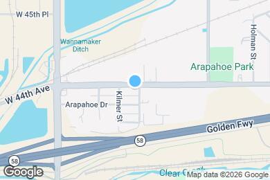 Map image of the property - 15200 W 44th Ave