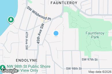 Map image of the property - 4321 SW Fletcher St