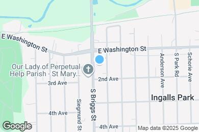 Map image of the property - 116 S Briggs St