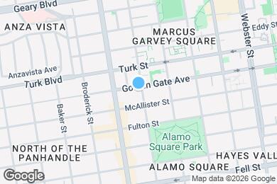 Map image of the property - 1609 Golden Gate Ave