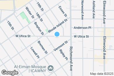 Map image of the property - 484 W Utica St