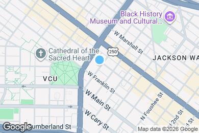 Map image of the property - 501 W Grace St