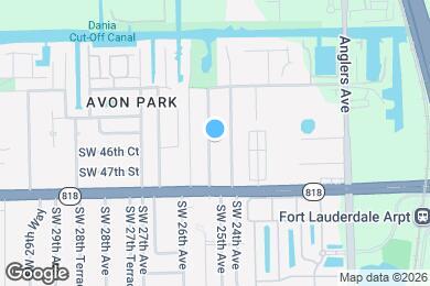 Map image of the property - 4670 SW 25th Ave
