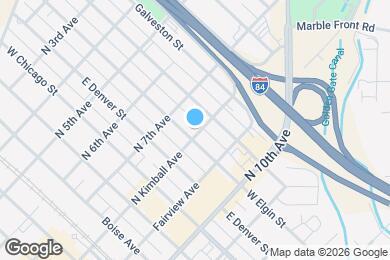 Map image of the property - 609 N Kimball Ave