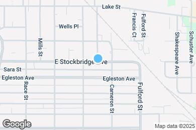 Map image of the property - 1424 E Stockbridge Ave
