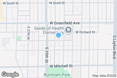 Map image of the property - 3322 W Branting Ln