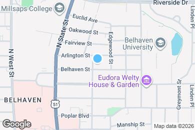 Map image of the property - 806 Belhaven St