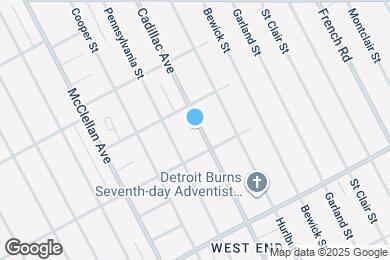 Map image of the property - 5351 Cadillac Ave