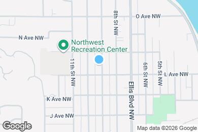 Map image of the property - 1316 9th St NW