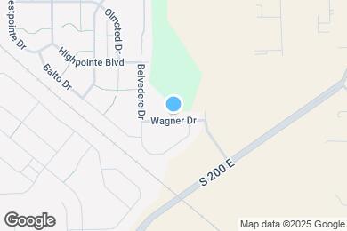 Map image of the property - 1624 Wagner Dr