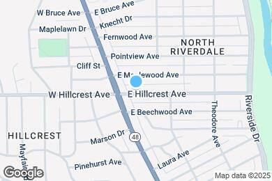 Map image of the property - 27 E Hillcrest Ave