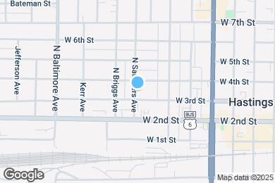 Map image of the property - 310 N Saunders Ave