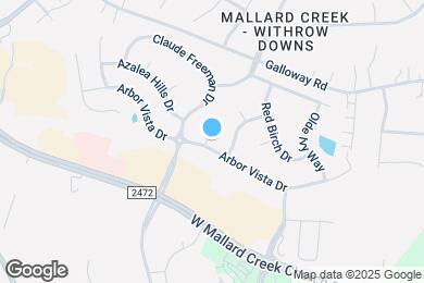 Map image of the property - 2016 Arbor Vista Dr