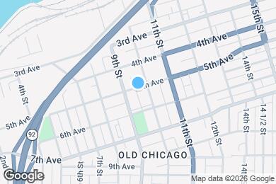 Map image of the property - 918 5th Ave