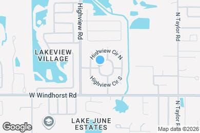 Map image of the property - 613 N Highview Ter
