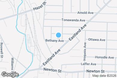 Map image of the property - 1141 Bethany Ave
