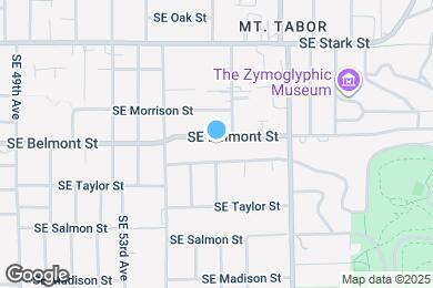 Map image of the property - 5702 SE Belmont St